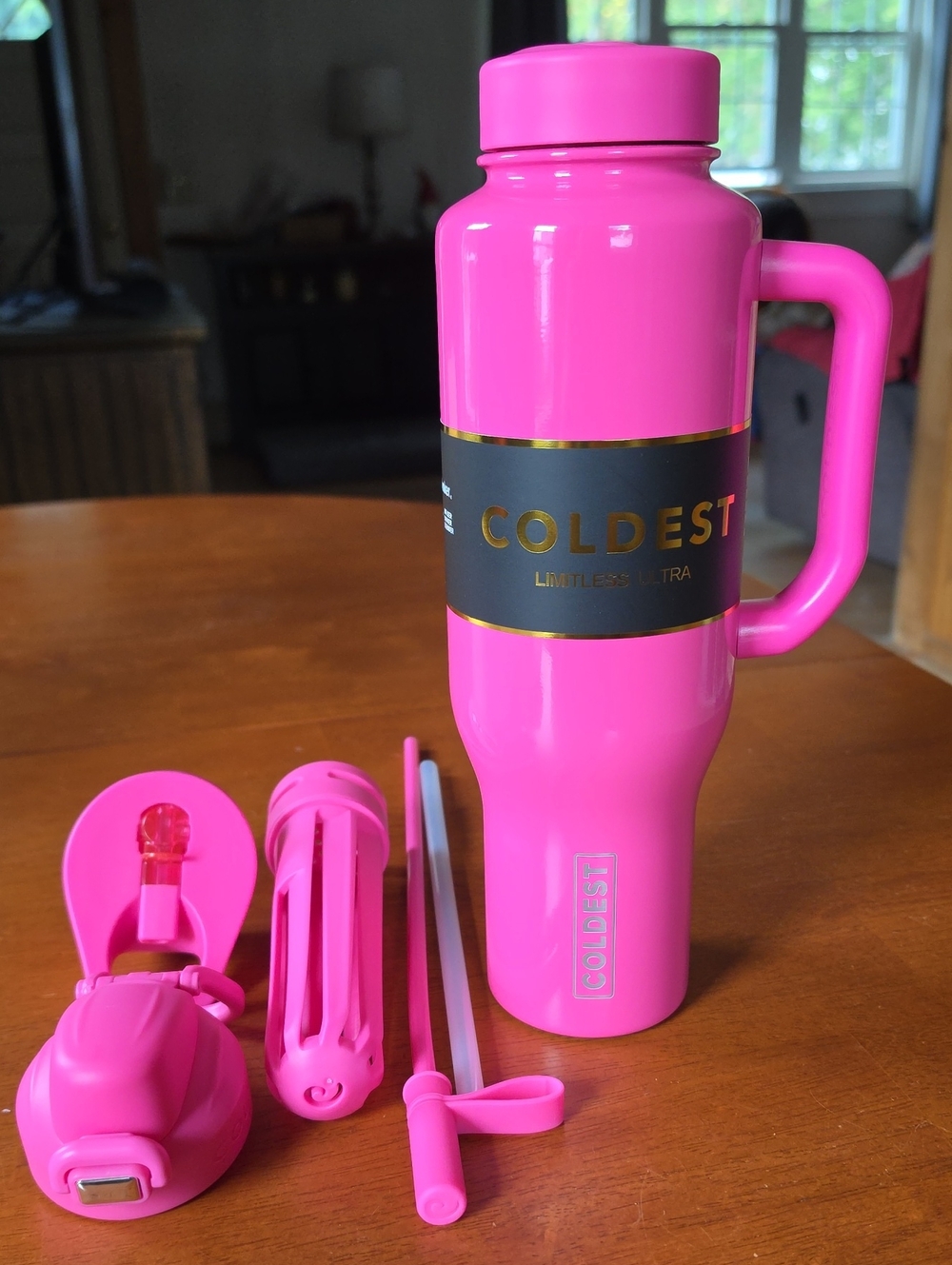 Coldest 46 oz Limitless Bottle - Glossy Pink